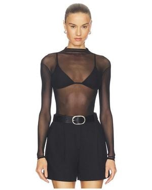 Mimchik Elle Mesh Bodysuit - Black