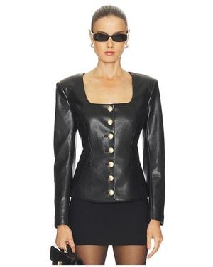 Generation Love Lavena Faux Leather Jacket - Black
