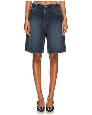 GRLFRND Rene Low Rise Baggy Short - Blue
