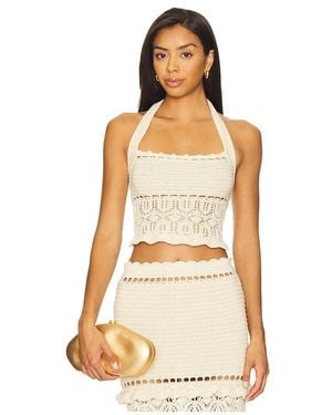 retroféte Soliana Crochet Top - Multicolour