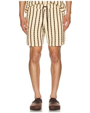 Oas Tartufo Porto Waffle Shorts - Natural