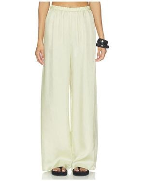 Enza Costa Fluid Twill Pant - White