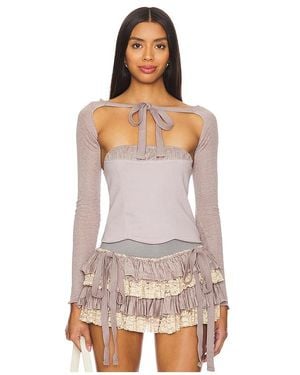 ZEMETA Always Sleeve Shrug - White