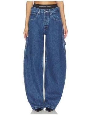 Alexander Wang Pre-Styled Oversized Wide Leg - Blue