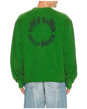 Daily Paper Flame Circle Sweatshirt - Green