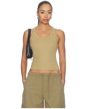 Rag & Bone The Essential Rib Wide String Tank - Natural