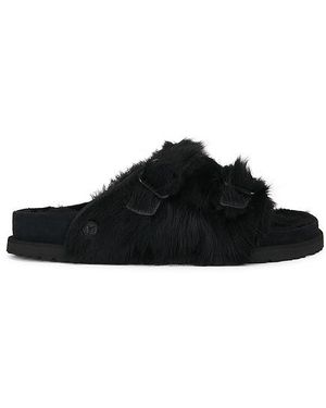 Birkenstock Zurich Pony Shearling 1774 Sandal - Black