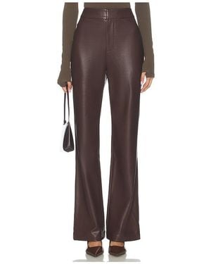 Lovers + Friends Jordan Faux Leather Pant - Brown