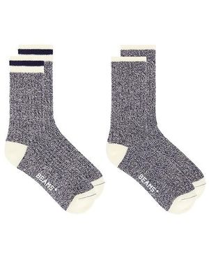 Beams Plus Rag Socks - Grey