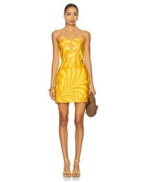 Cala De La Cruz Minikleid Jolie - Gelb