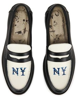 Duke & Dexter Wilde Ny Penny Loafer - Black