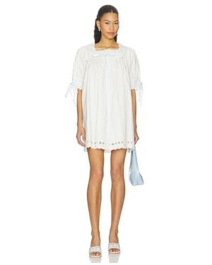 Sandy Liang Daikon Dress - White