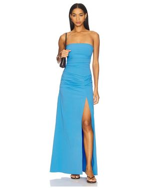 Bec & Bridge Angelina Strapless Maxi Dress - Blue