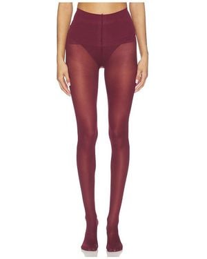 Swedish Stockings Medias Svea En Color Mauve Talla (También En S) - Rojo