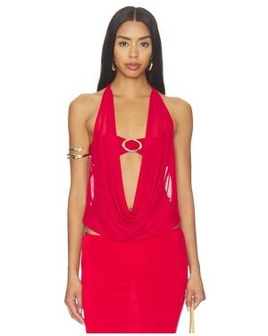 Tiger Mist Makena Two-Piece Top - Red