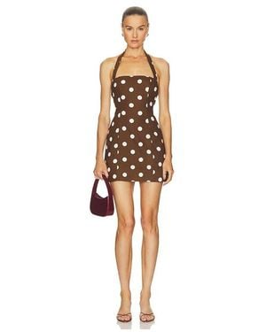 MAJORELLE Vestido Cosette En Color Marrón Talla (También En Xs, Xxs, M, Xl) - Multicolor