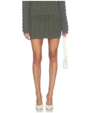 Ulla Johnson Lola Mini Knit Skirt - Green