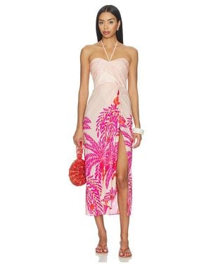 Poupette Collina Long Dress - Red