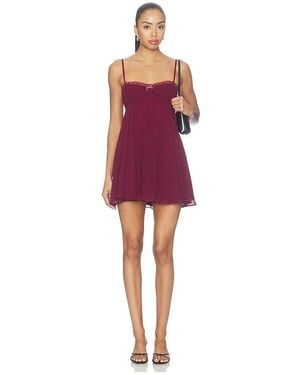 Lovers + Friends Julie Mini Dress - Red
