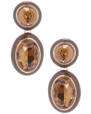 Ettika Duet Drop Earrings - Metallic