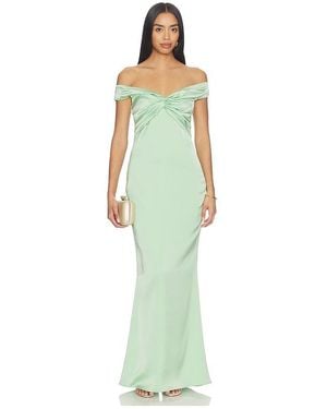 Katie May Vestido Largo Liu En Color Hierbabuena Talla (También En S, Xxs, Xs) - Blanco
