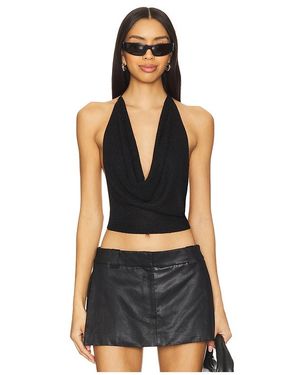 superdown Rubie Cowl Neck Top - Black
