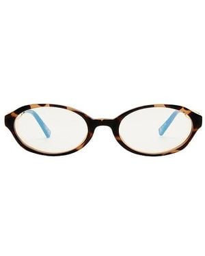 Le Specs Lunita Light Glasses - Brown