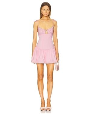 MORE TO COME Beckett Mini Dress in Pink | Lyst