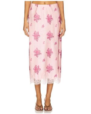 LoveShackFancy Malina Skirt - Pink