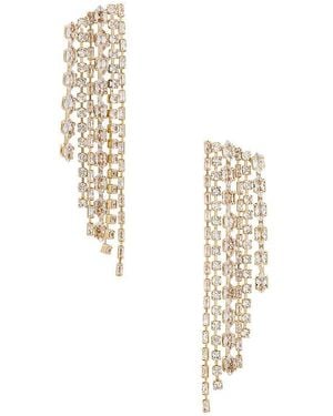 BaubleBar Pendientes Raina En Color Oro Metálico Talla En - Blanco