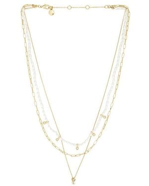 BaubleBar Layered Pearl Necklace - White