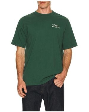 Malbon Golf Shirt Bermuda - Grün