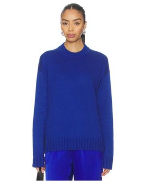 DONNI. The Cotton Cashmere Crewneck - Blue