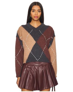 Line & Dot Cole Jumper - Red