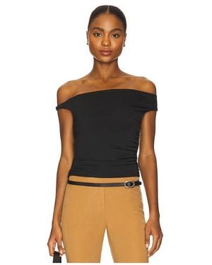 superdown Baylie Off Shoulder Top - Black