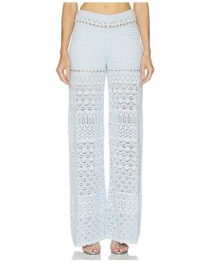 retroféte Ornelie Crochet Pant - Blue