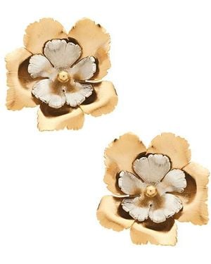 Lelet Eden Floral Earrings - Metallic