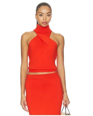 Monse Twist Front Top - Red