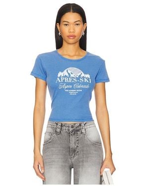 The Laundry Room T-Shirt Apres Ski Colorado - Blau