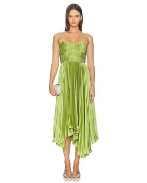 AMUR Juliett Midi Dress - Green