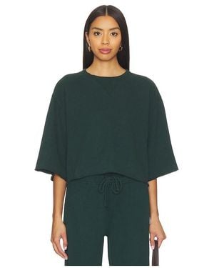 Bobi Boxy Short Sleeve Pullover - Green