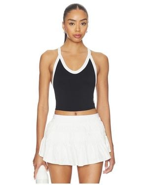 Free People X Fp Movement All Clear Vneck Colorblock Cami Top - White