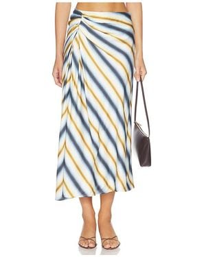 A.L.C. Falda Jean En Talla (También En 2, 4, 8, 10) - Multicolor