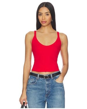 GRLFRND U-Neck Tank - Red