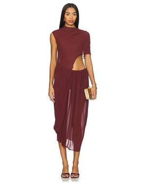 Camila Coelho Ada Maxi Dress - Red