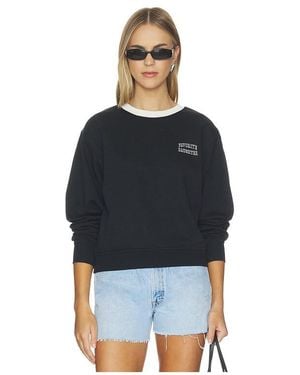 FAVORITE DAUGHTER Sweatshirt The Collegiate Chest Classic - Schwarz