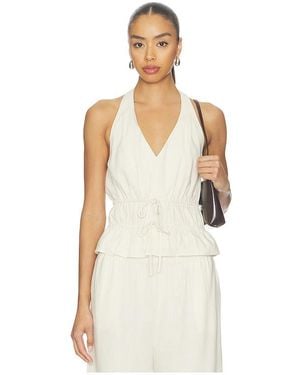 PAIGE Alysha Linen Top En. Taille Also En Xxs, Xs, S, M, Xl - Blanc