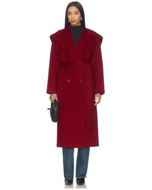 Ulla Johnson Rory Wool Coat - Red