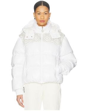 CASABLANCA Puffer With Removable Sleeves - White