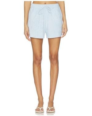 Bobi Shorts De Felpa Relajados Relaxed Terry Short En Color Bebe Azul Talla (También En M, S, Xl, Xs)